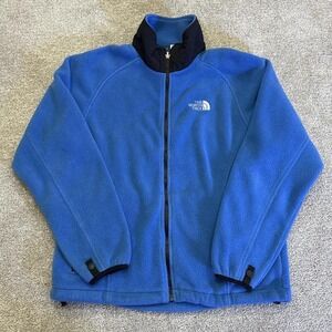 The North Face Polartec Blue Full Zip Fleece Jacket Women's Medium